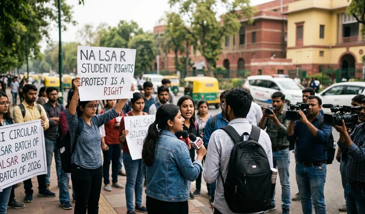 Supreme Court ने NALSAR छात्रों पर BCI के परिपत्र पर जताई नाराजगी, कहा विरोध का अधिकार Supreme Court ने NALSAR छात्रों पर BCI के परिपत्र पर जताई नाराजगी, कहा विरोध का अधिकार