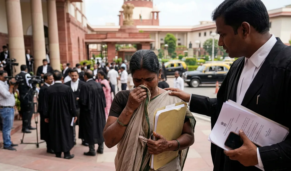 Supreme Court ने मद्रास HC का फैसला रोका, Karur भगदड़ पीड़ितों को मिली राहत Supreme Court ने मद्रास HC का फैसला रोका, Karur भगदड़ पीड़ितों को मिली राहत