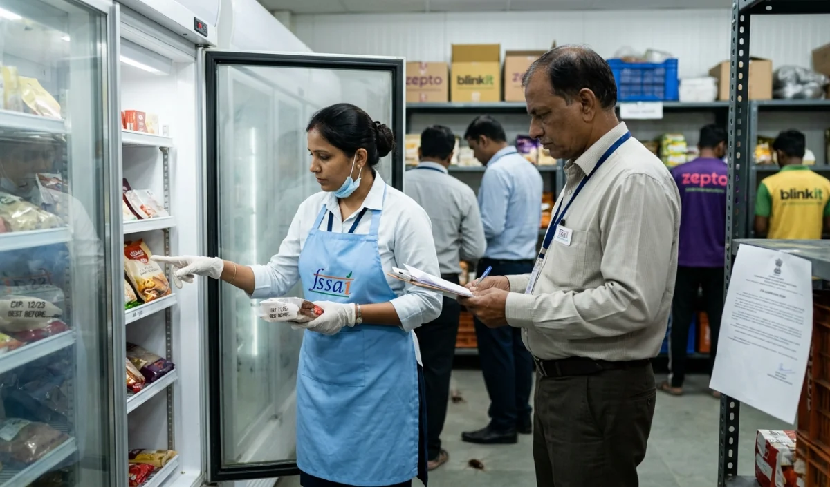 खराब खाना बेचने और गंदगी पर FDA का एक्शन, Blinkit , Zepto समेत 14 लाइसेंस निलंबित