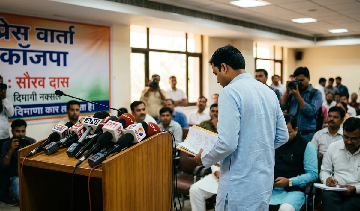 PM Modi के दिमागी नक्सल वाले बयान पर कॉजपा प्रवक्ता सौरव दास ने साधा निशाना PM Modi के दिमागी नक्सल वाले बयान पर कॉजपा प्रवक्ता सौरव दास ने साधा निशाना