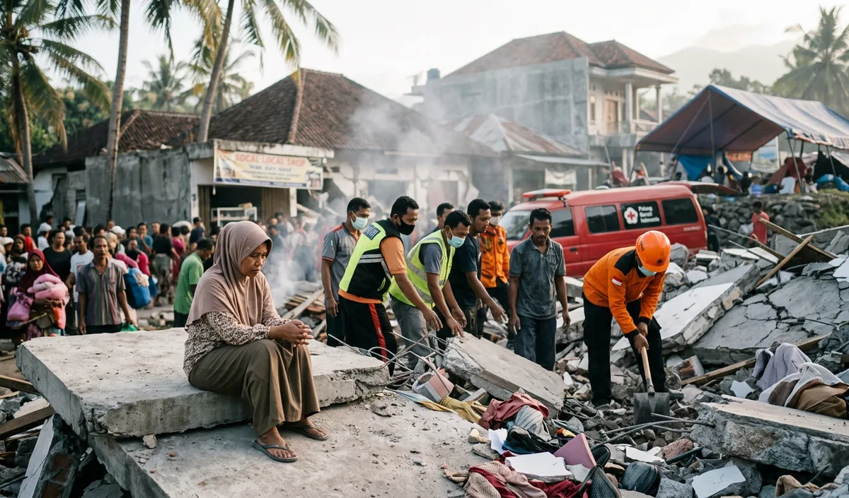 Indonesia में 7.7 तीव्रता के Earthquake से तबाही, 40 की मौत और 50 घायल Indonesia में 7.7 तीव्रता के Earthquake से तबाही, 40 की मौत और 50 घायल