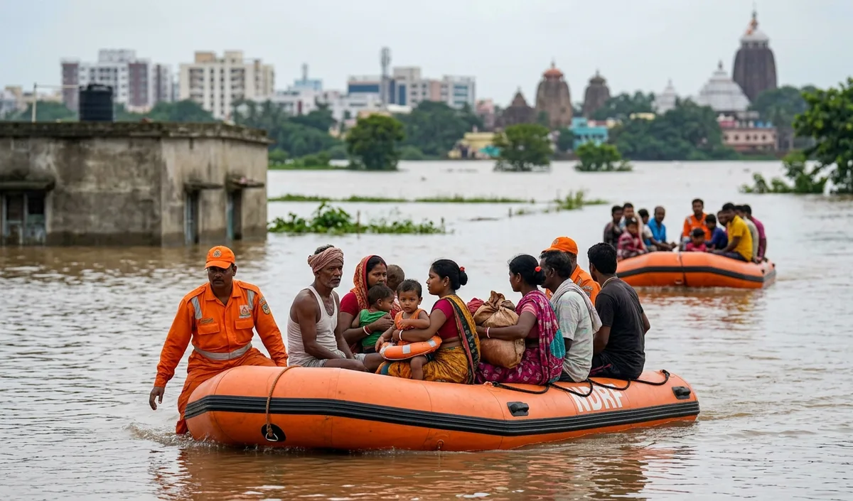 Odisha Flood: 95 हजार से अधिक लोग सुरक्षित निकाले गए, 6 जिलों में स्थिति गंभीर Odisha Flood: 95 हजार से अधिक लोग सुरक्षित निकाले गए, 6 जिलों में स्थिति गंभीर