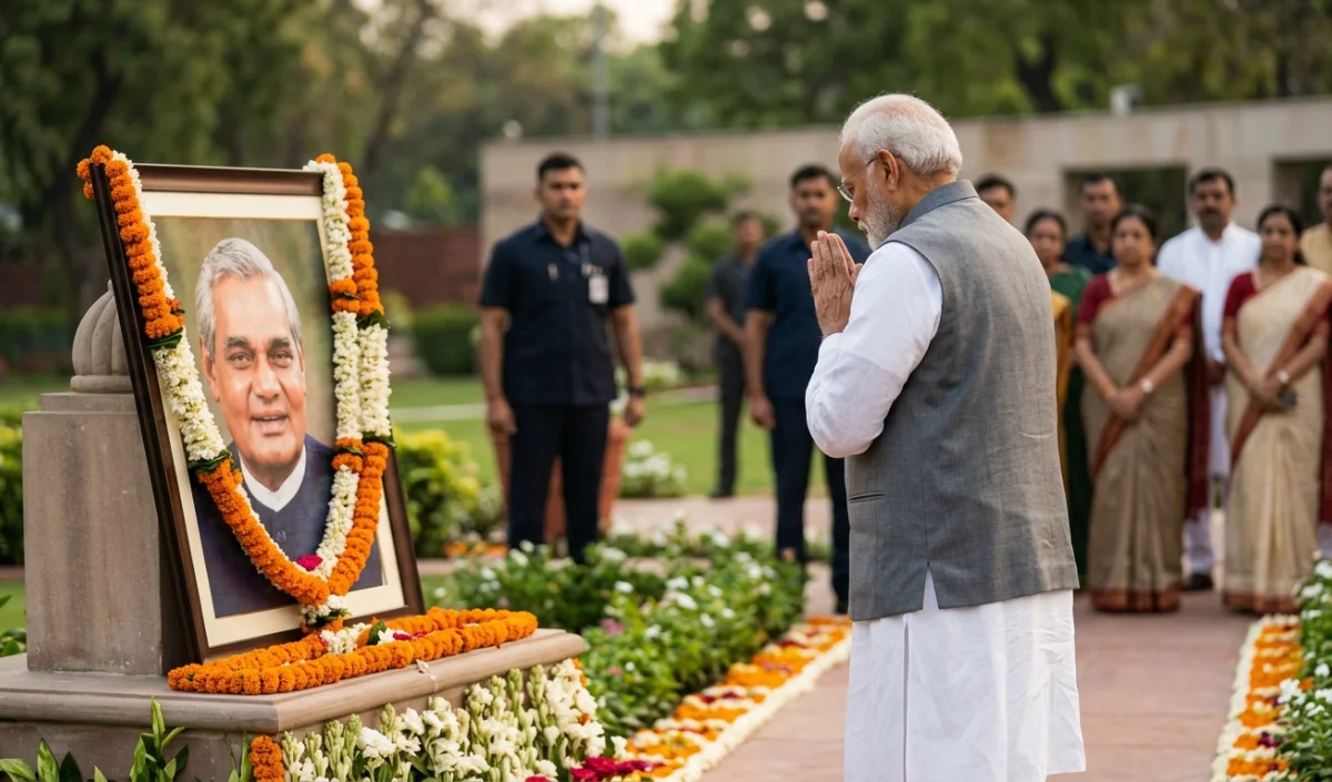 Narendra Modi ने Atal Bihari Vajpayee को पुण्यतिथि पर दी श्रद्धांजलि, बताया असाधारण राजनेता
