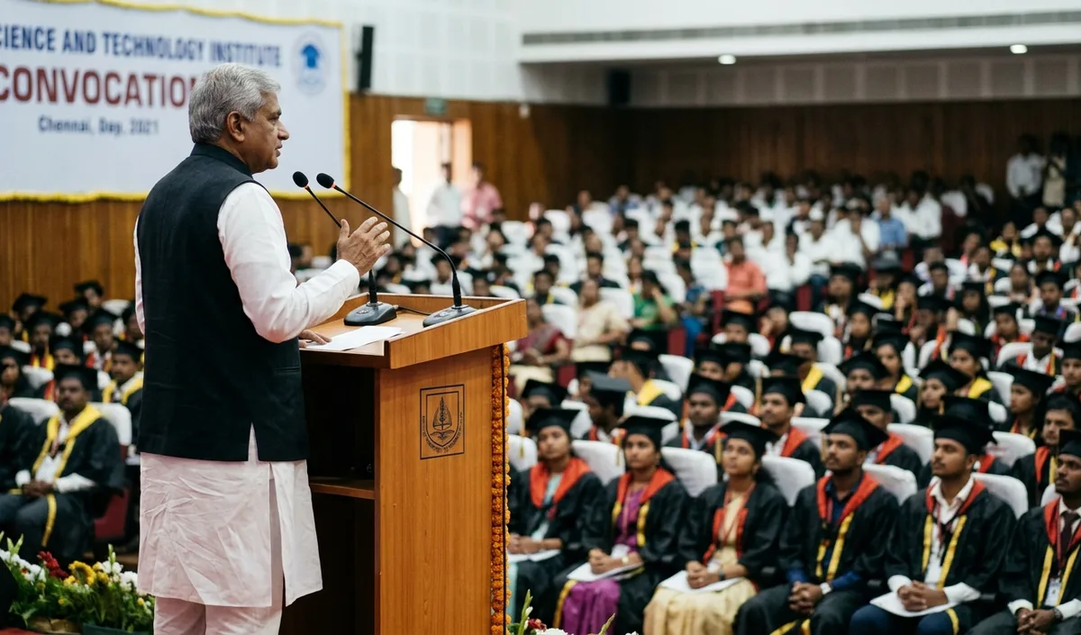 CP Radhakrishnan ने छात्रों को नशे से दूर रहने की सीख दी, SRM Institute में बोले CP Radhakrishnan ने छात्रों को नशे से दूर रहने की सीख दी, SRM Institute में बोले