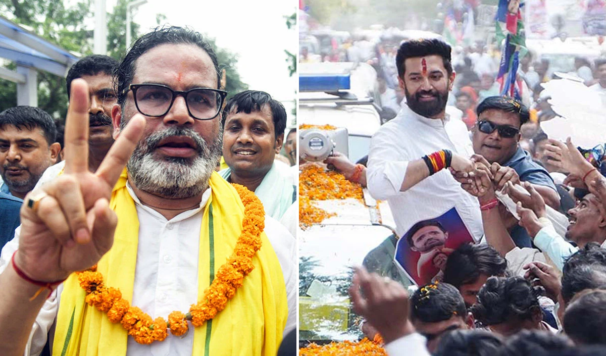 Prashant Kishor Chirag Paswan Prashant Kishor Chirag Paswan
