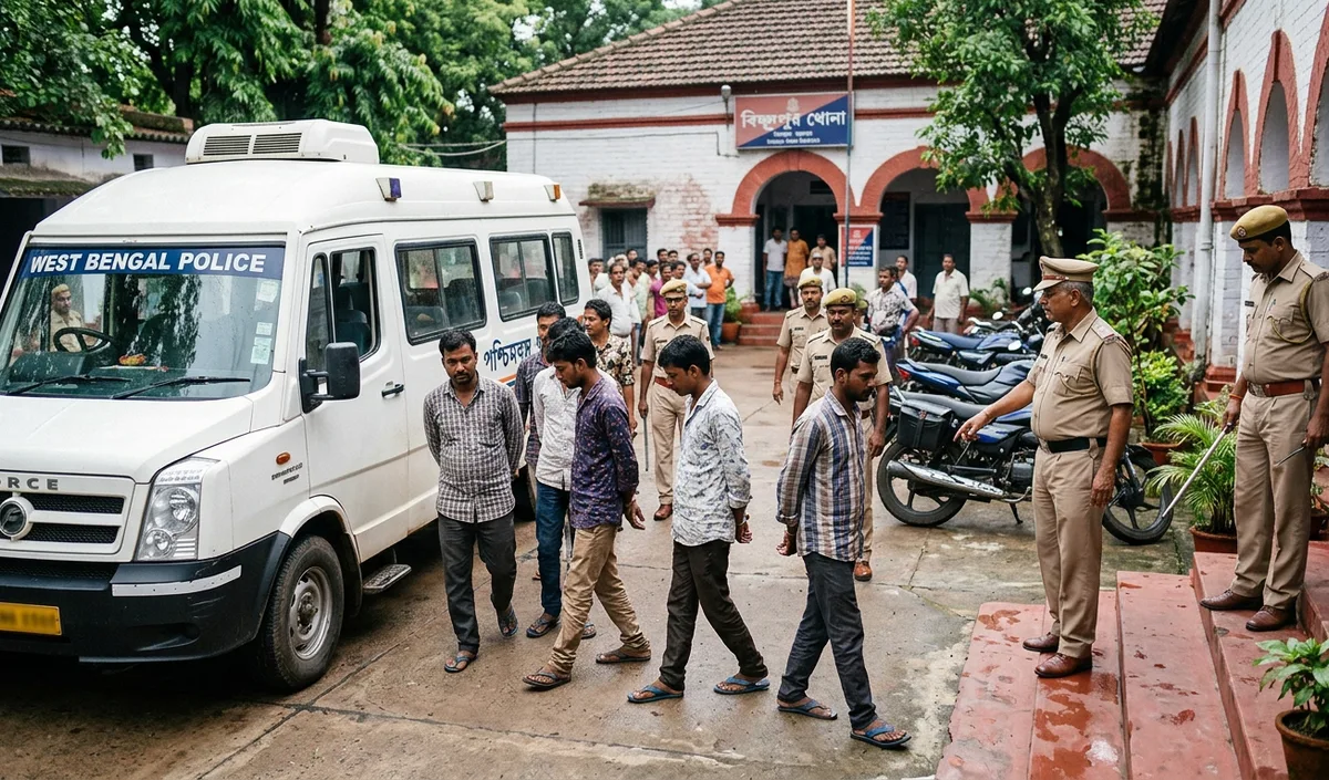 West Bengal के बांकुरा में कॉजपा स्वयंसेवक के पिता की मौत, पुलिस ने 8 आरोपी गिरफ्तार किए West Bengal के बांकुरा में कॉजपा स्वयंसेवक के पिता की मौत, पुलिस ने 8 आरोपी गिरफ्तार किए