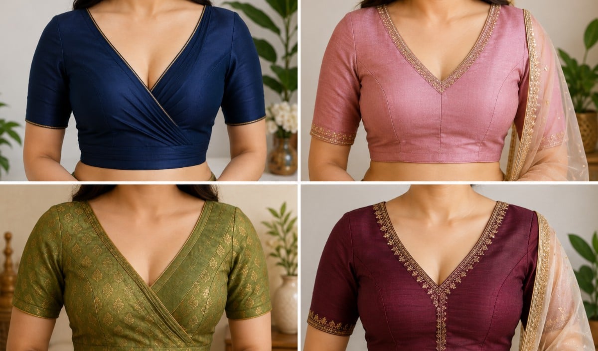 V-Neck Blouses V-Neck Blouses