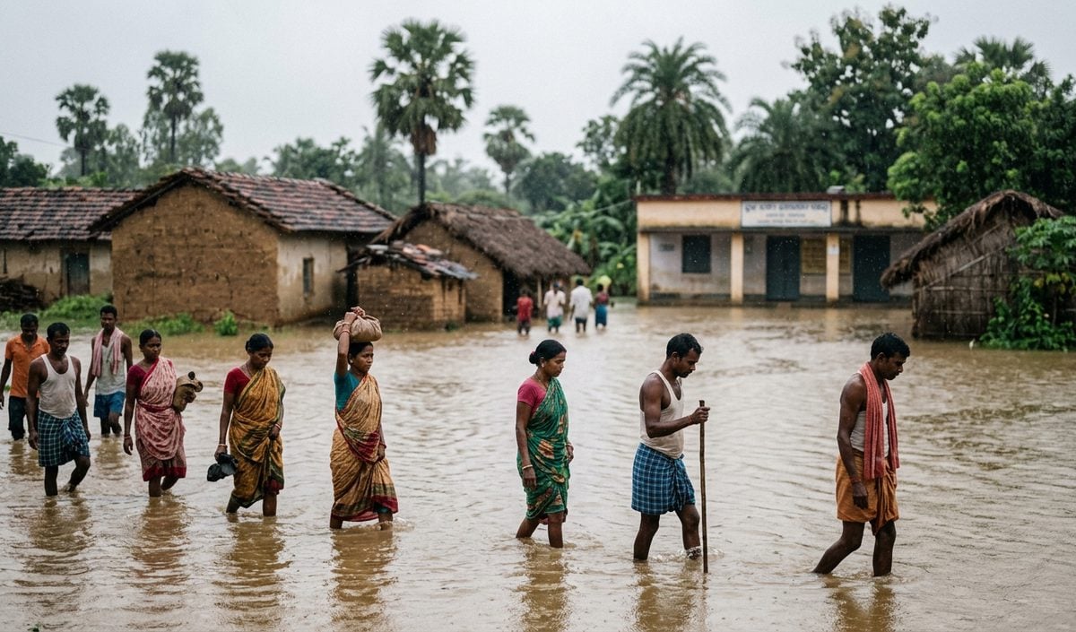 Odisha Flood: कालाहांडी में हाती नदी के उफान से गांवों में घुसा पानी, स्कूल बंद Odisha Flood: कालाहांडी में हाती नदी के उफान से गांवों में घुसा पानी, स्कूल बंद