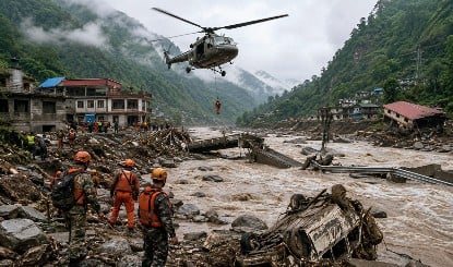 Nepal Flash Flood: जलप्रलय से कई लोगों की मौत, 105 Kailash Mansarovar Yatri लापता, Bihar में बाढ़ का अलर्ट
