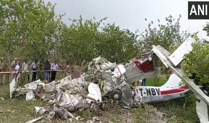 Kanpur Training Aircraft Crash: खेत में गिरा विमान, दो PILOTS की दर्दनाक मौत