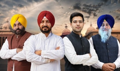 भगवंत, चन्नी, राघव चड्ढा या बादल? पंजाब में CM की पहली पसंद पर सर्वे में बड़ा दावा
