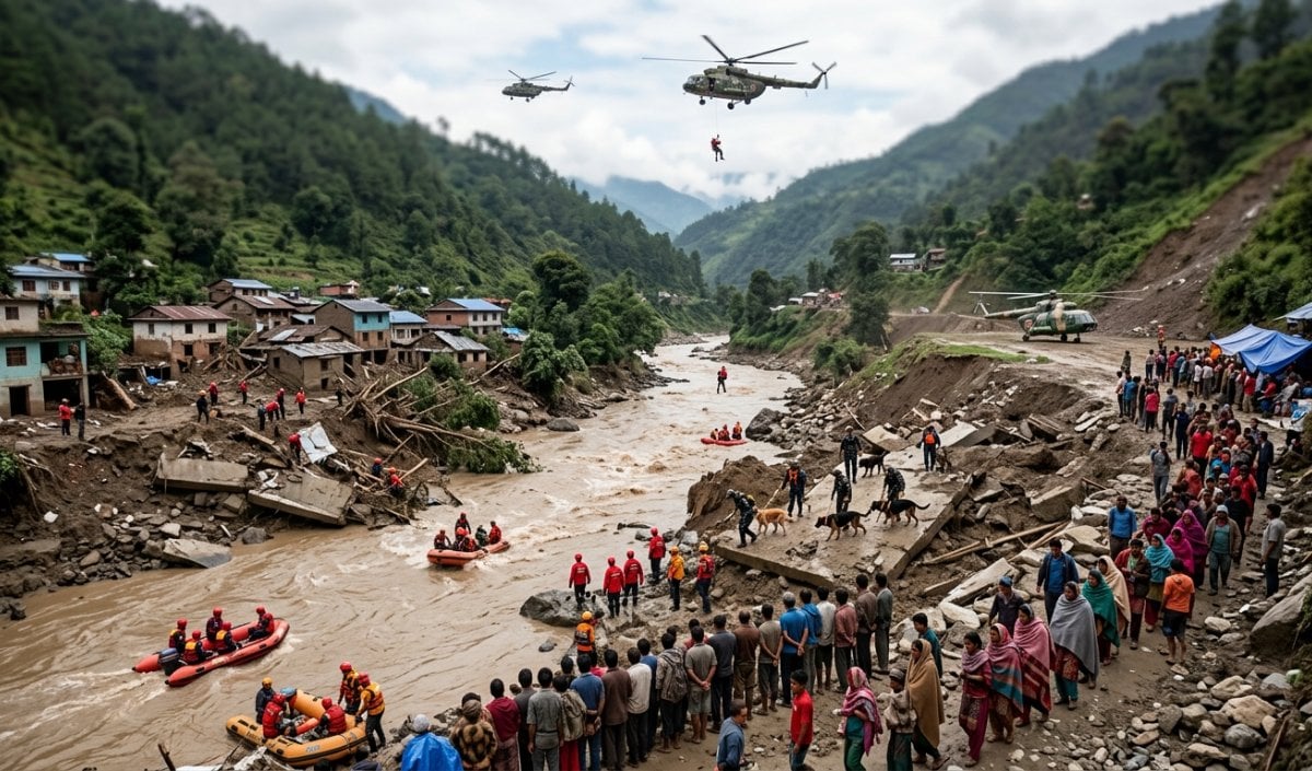 Nepal Flash Floods में 392 लोगों की मौत, 1468 लापता और 290 भारतीयों की तलाश जारी