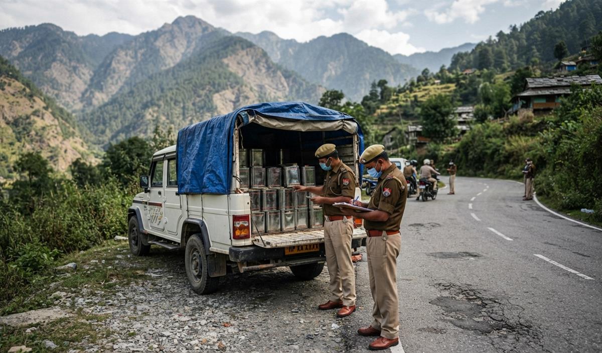 Himachal Pradesh: पच्छाद में पुलिस ने अवैध रेजिन ले जा रहा पिकअप वाहन किया जब्त Himachal Pradesh: पच्छाद में पुलिस ने अवैध रेजिन ले जा रहा पिकअप वाहन किया जब्त