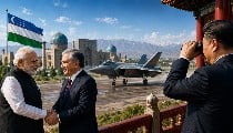 Uzbekistan ने क्या India को धोखा दे दिया? जब Modi से हाथ मिला रहे थे Mirziyoyev, उसी समय Tashkent में क्यों उतर रहे थे China के J-10 Fighter Jet? Uzbekistan ने क्या India को धोखा दे दिया? जब Modi से हाथ मिला रहे थे Mirziyoyev, उसी समय Tashkent में क्यों उतर रहे थे China के J-10 Fighter Jet?