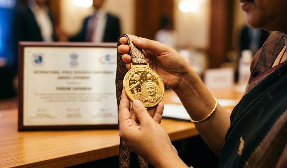 अन्नपूर्णी सुब्रमण्यम को COSPAR विक्रम साराभाई पदक, फ्लोरेंस में मिला सम्मान अन्नपूर्णी सुब्रमण्यम को COSPAR विक्रम साराभाई पदक, फ्लोरेंस में मिला सम्मान