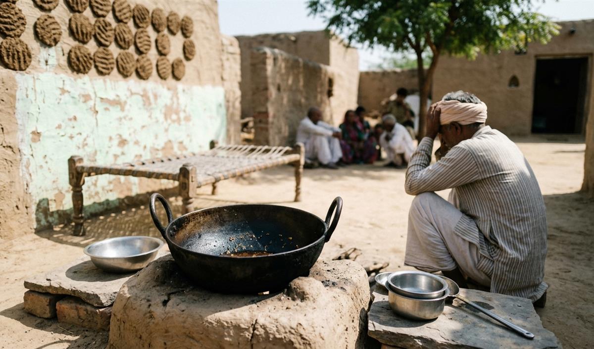 Bikaner में उबलती दाल के भगोने में गिरने से पाँच साल के बच्चे की मौत Bikaner में उबलती दाल के भगोने में गिरने से पाँच साल के बच्चे की मौत