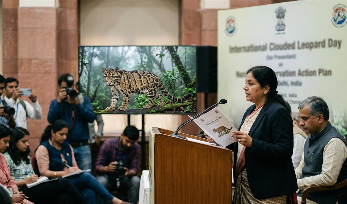 Clouded Leopard Conservation: भारत ने बादलदार तेंदुए के संरक्षण के लिए शुरू की कार्य योजना Clouded Leopard Conservation: भारत ने बादलदार तेंदुए के संरक्षण के लिए शुरू की कार्य योजना
