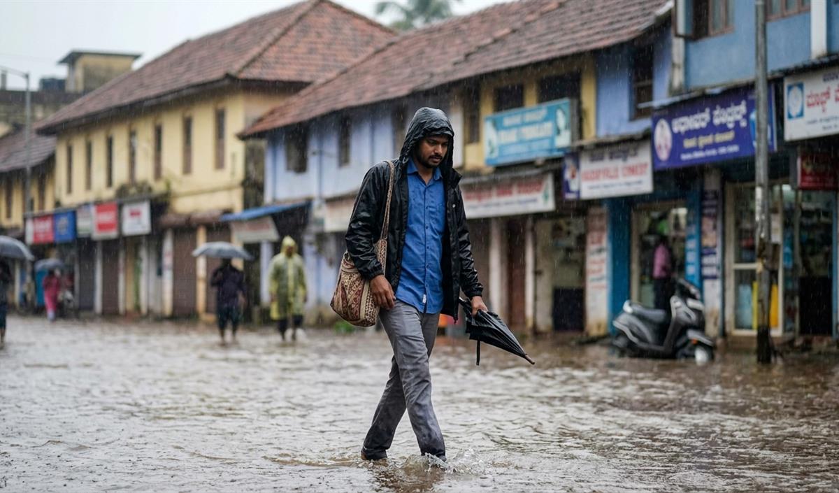 Karnataka Weather: तटीय कर्नाटक में मानसून सक्रिय, भारी बारिश से जनजीवन अस्त-व्यस्त Karnataka Weather: तटीय कर्नाटक में मानसून सक्रिय, भारी बारिश से जनजीवन अस्त-व्यस्त