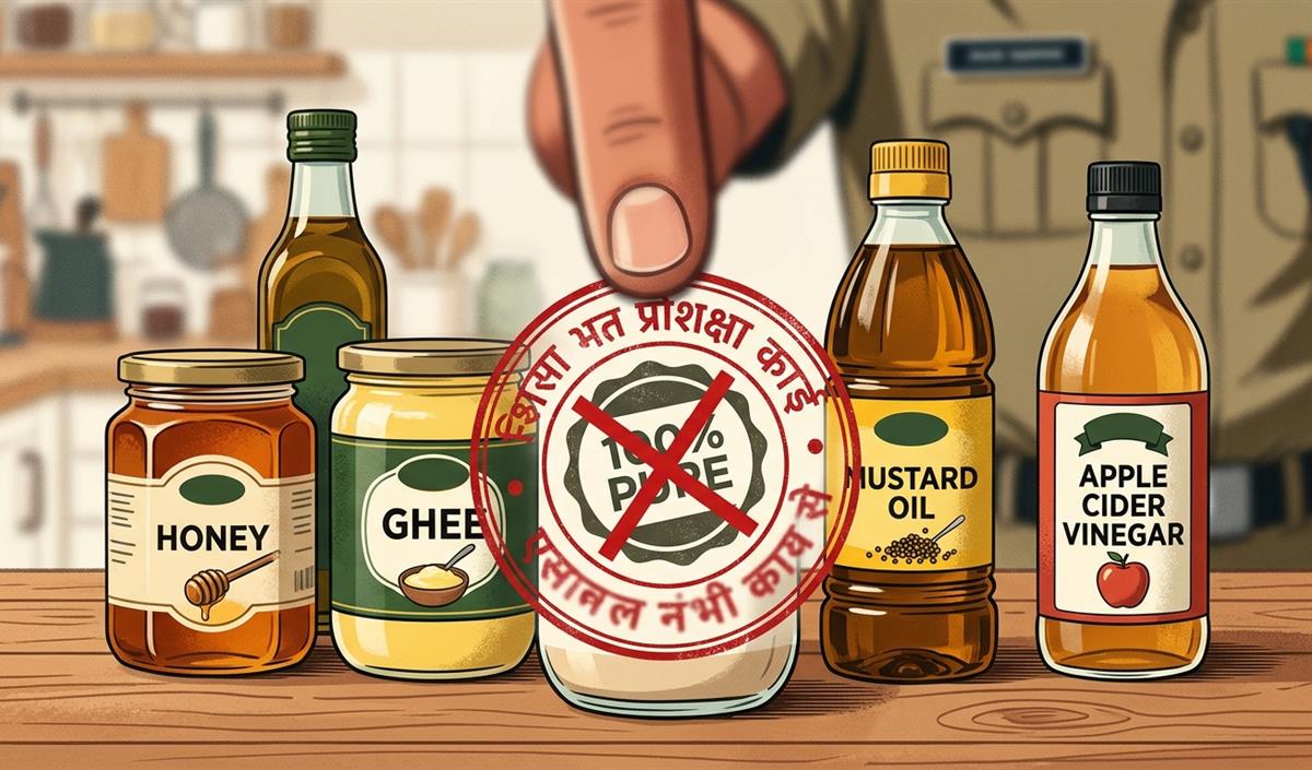 Dabur को FSSAI का झटका, 100% शुद्धता वाले दावे के साथ उत्पाद बेचने पर लगी रोक Dabur को FSSAI का झटका, 100% शुद्धता वाले दावे के साथ उत्पाद बेचने पर लगी रोक