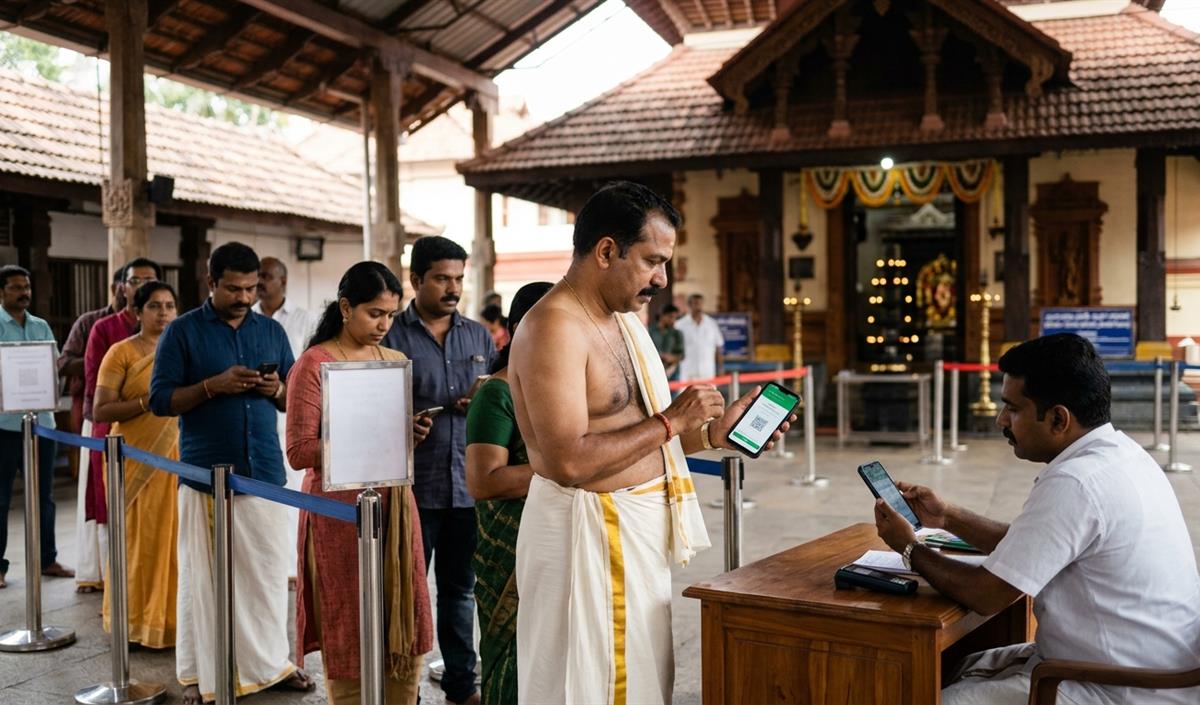 Guruvayur Temple में दर्शन के लिए आभासी कतार की व्यवस्था शुरू Guruvayur Temple में दर्शन के लिए आभासी कतार की व्यवस्था शुरू