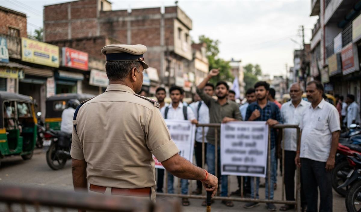 NEET पेपर लीक विरोध प्रदर्शन में पुलिस ने नियमावली की अनदेखी की: Kanhaiya Kumar NEET पेपर लीक विरोध प्रदर्शन में पुलिस ने नियमावली की अनदेखी की: Kanhaiya Kumar