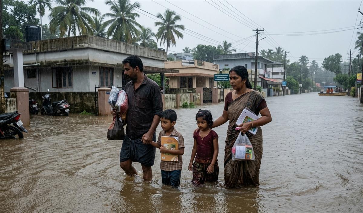 Kerala IMD Red Alert: उत्तरी केरल में भारी बारिश के बीच आठ जिलों में रेड अलर्ट जारी Kerala IMD Red Alert: उत्तरी केरल में भारी बारिश के बीच आठ जिलों में रेड अलर्ट जारी