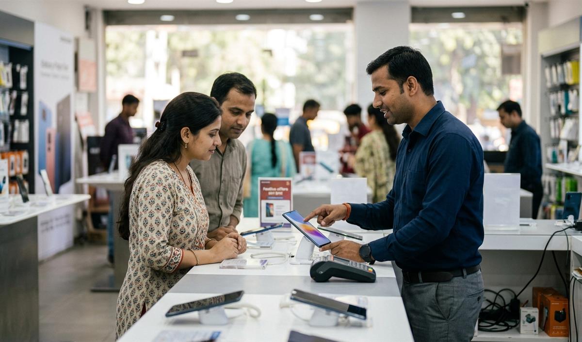 Samsung भारत में देगी ब्याज-मुक्त EMI और त्योहारी छूट, लागत बढ़ने से चुनौती Samsung भारत में देगी ब्याज-मुक्त EMI और त्योहारी छूट, लागत बढ़ने से चुनौती