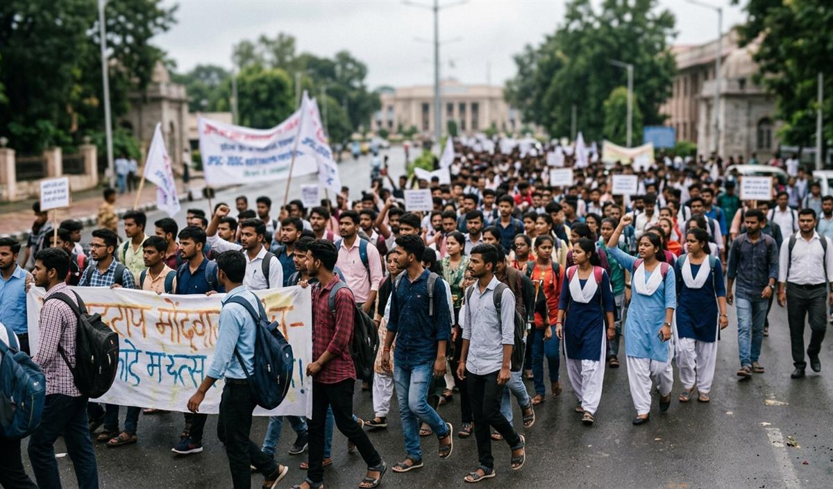 Jharkhand में JPSC Exam रद्द करने की मांग तेज, छात्र 10 अगस्त को करेंगे विधानसभा मार्च Jharkhand में JPSC Exam रद्द करने की मांग तेज, छात्र 10 अगस्त को करेंगे विधानसभा मार्च