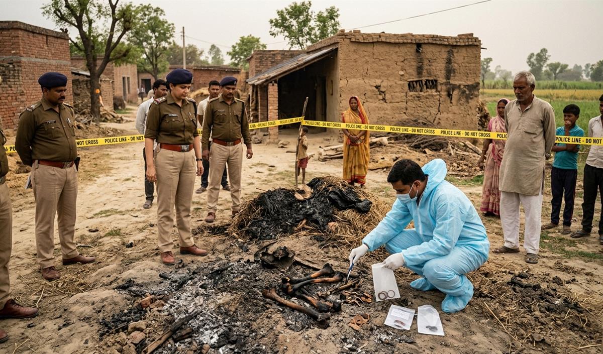Pilibhit Crime: 65 वर्षीय सास की हत्या कर शव भूसे में जलाया, दामाद पर केस