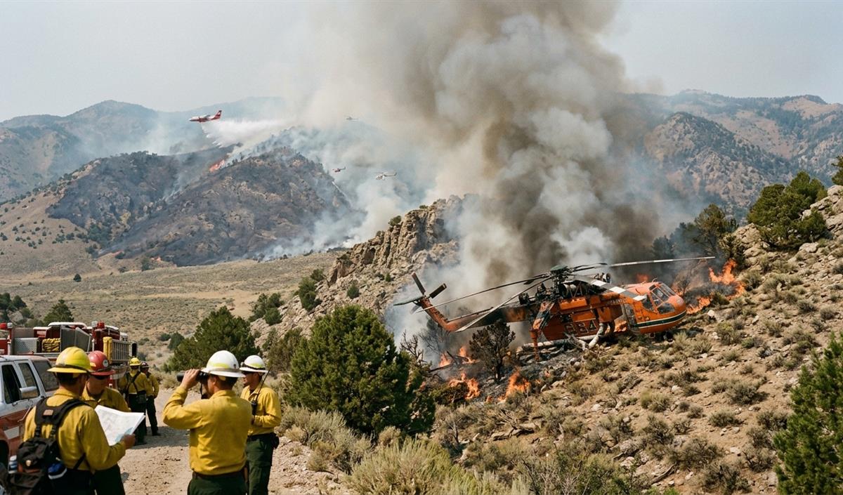 US Wildfire: उताह में सिकोरस्की हेलीकॉप्टर क्रैश, ओरेगन में चालक की जान गई US Wildfire: उताह में सिकोरस्की हेलीकॉप्टर क्रैश, ओरेगन में चालक की जान गई
