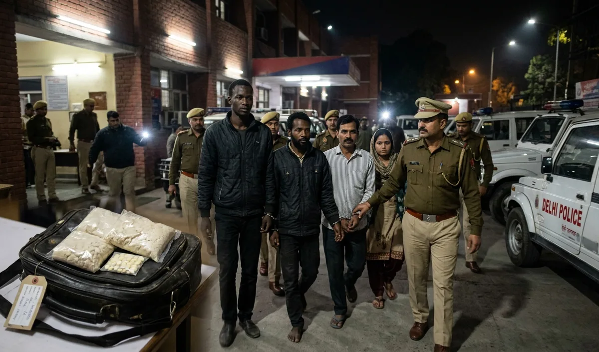 Delhi Police ने पकड़ी 12 करोड़ की ड्रग्स, 3 विदेशी नागरिकों सहित 5 गिरफ्तार Delhi Police ने पकड़ी 12 करोड़ की ड्रग्स, 3 विदेशी नागरिकों सहित 5 गिरफ्तार