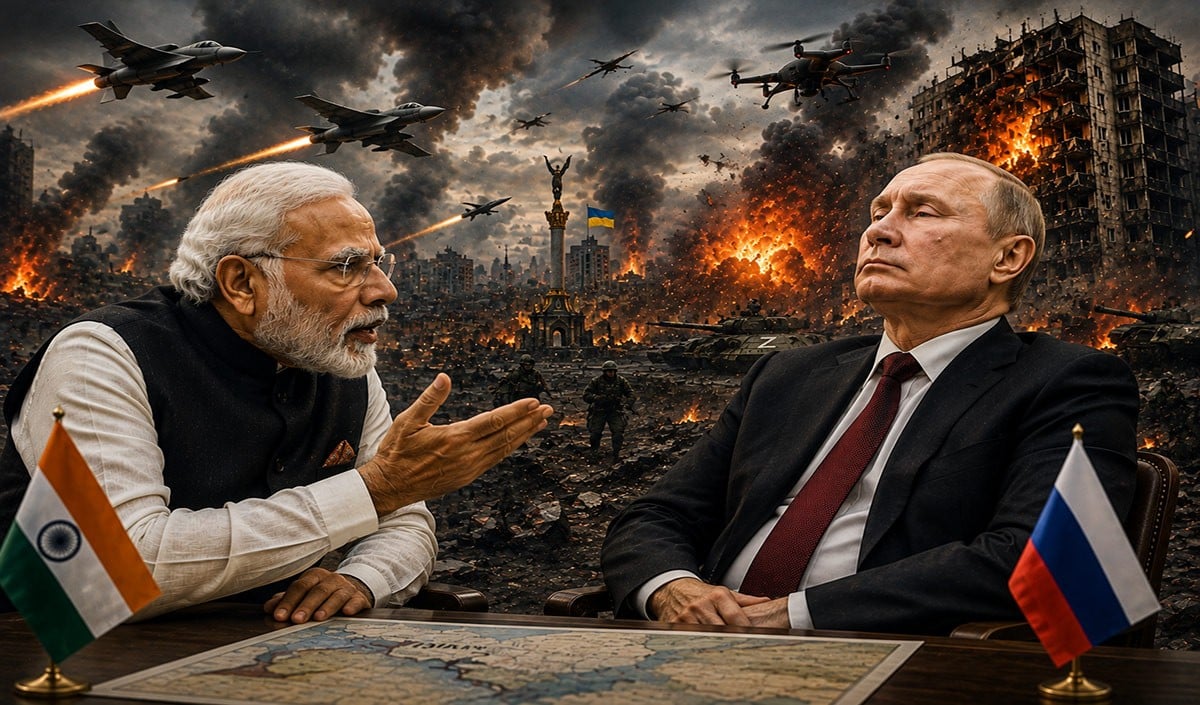 Modi ने बहुत समझाया, मगर नहीं माने Putin; PM की शांति की अपील के तुरंत बाद Russia ने Ukraine पर कर दिया भीषण हमला