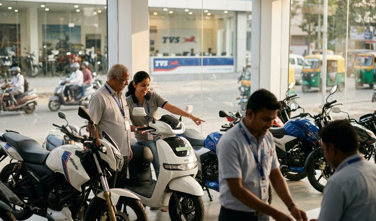 अगस्त में TVS Motor की बिक्री 21 प्रतिशत बढ़ी, बेचे 6.16 लाख से अधिक वाहन