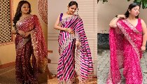 हरतालिका तीज पर परफेक्ट लुक के लिए पहनें Bandhani और Leheriya Saree हरतालिका तीज पर परफेक्ट लुक के लिए पहनें Bandhani और Leheriya Saree