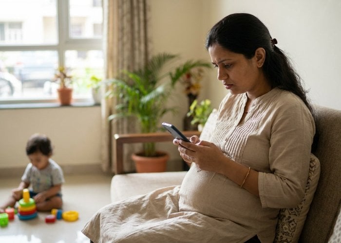 Pregnancy में ज्यादा Smartphone का इस्तेमाल बच्चे के व्यवहार को कर सकता है प्रभावित