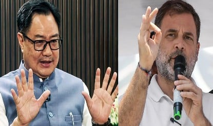 BRICS Gala Dinner में Veg Menu पर छिड़ा सियासी संग्राम, Rahul Gandhi ने Kiren Rijiju को दिया कड़ा जवाब