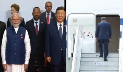 PM मोदी का भाषण सुना, फैमिली फोटो खिंचवाई, डिनर से दूरी बनाई, BRICS समिट के बाद चीन के लिए रवाना हुए राष्ट्रपति शी जिनपिंग