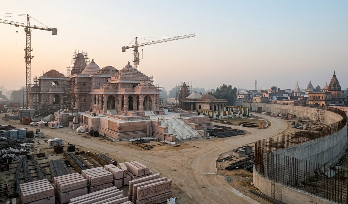 Ayodhya में Nripendra Mishra ने Ram Mandir निर्माण कार्यों का लिया जायजा Ayodhya में Nripendra Mishra ने Ram Mandir निर्माण कार्यों का लिया जायजा