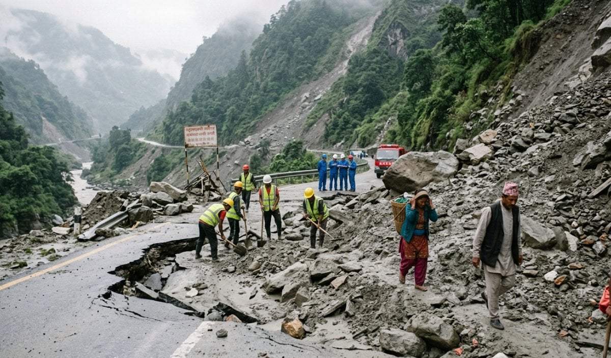 बाढ़ से तबाह Rasuwagadhi सड़क के पुनर्निर्माण के लिए नेपाल ने China से मांगी आर्थिक मदद बाढ़ से तबाह Rasuwagadhi सड़क के पुनर्निर्माण के लिए नेपाल ने China से मांगी आर्थिक मदद