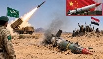 Saudi Arabia ने हूतियों पर दागी मेड इन चाइना मिसाइल, यमन के रेगिस्तान में ही जा गिरी Saudi Arabia ने हूतियों पर दागी मेड इन चाइना मिसाइल, यमन के रेगिस्तान में ही जा गिरी