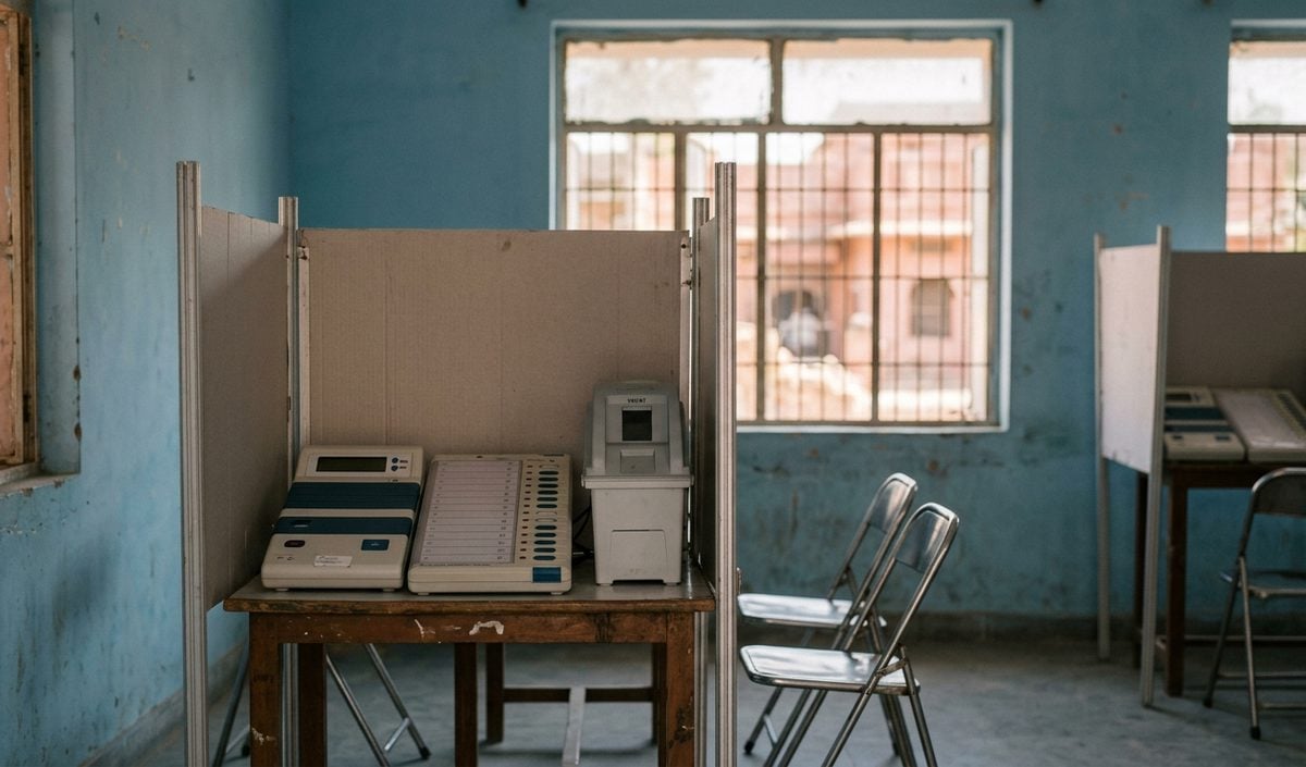 Rajasthan Civic Polls: जयपुर, जोधपुर, कोटा और सुकेत के कई बूथों पर EVM खराबी के बाद पुनर्मतदान Rajasthan Civic Polls: जयपुर, जोधपुर, कोटा और सुकेत के कई बूथों पर EVM खराबी के बाद पुनर्मतदान