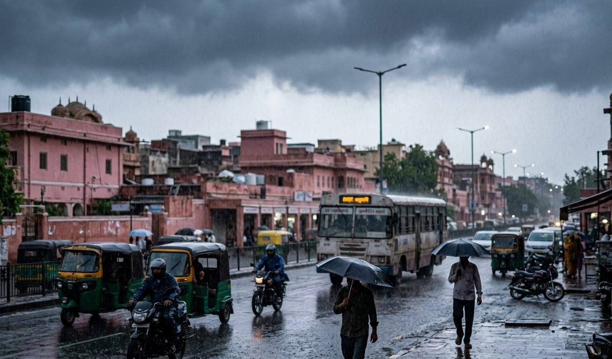 Rajasthan Weather: राज्य में बारिश का दौर जारी, 19 सितंबर से मानसून की विदाई के आसार Rajasthan Weather: राज्य में बारिश का दौर जारी, 19 सितंबर से मानसून की विदाई के आसार