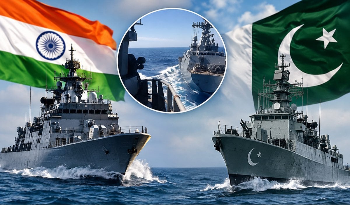 Indian and Pakistani naval ships Indian and Pakistani naval ships
