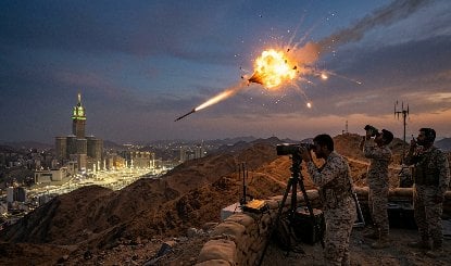 Middle East Tension: मक्का के पास सऊदी एयर डिफेंस ने हूथी ड्रोन को किया ढेर, गठबंधन ने दी 