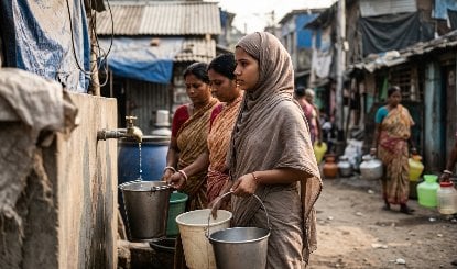 Calcutta High Court ने रोकी जबरन बेदखली, Kolkata के Jyotinagar में 50 दिनों से पानी बंद