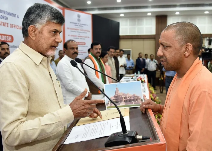 Ayodhya में Venkateswara Balaji Temple के लिए Chandrababu Naidu ने CM Yogi से मांगी 10 एकड़ जमीन