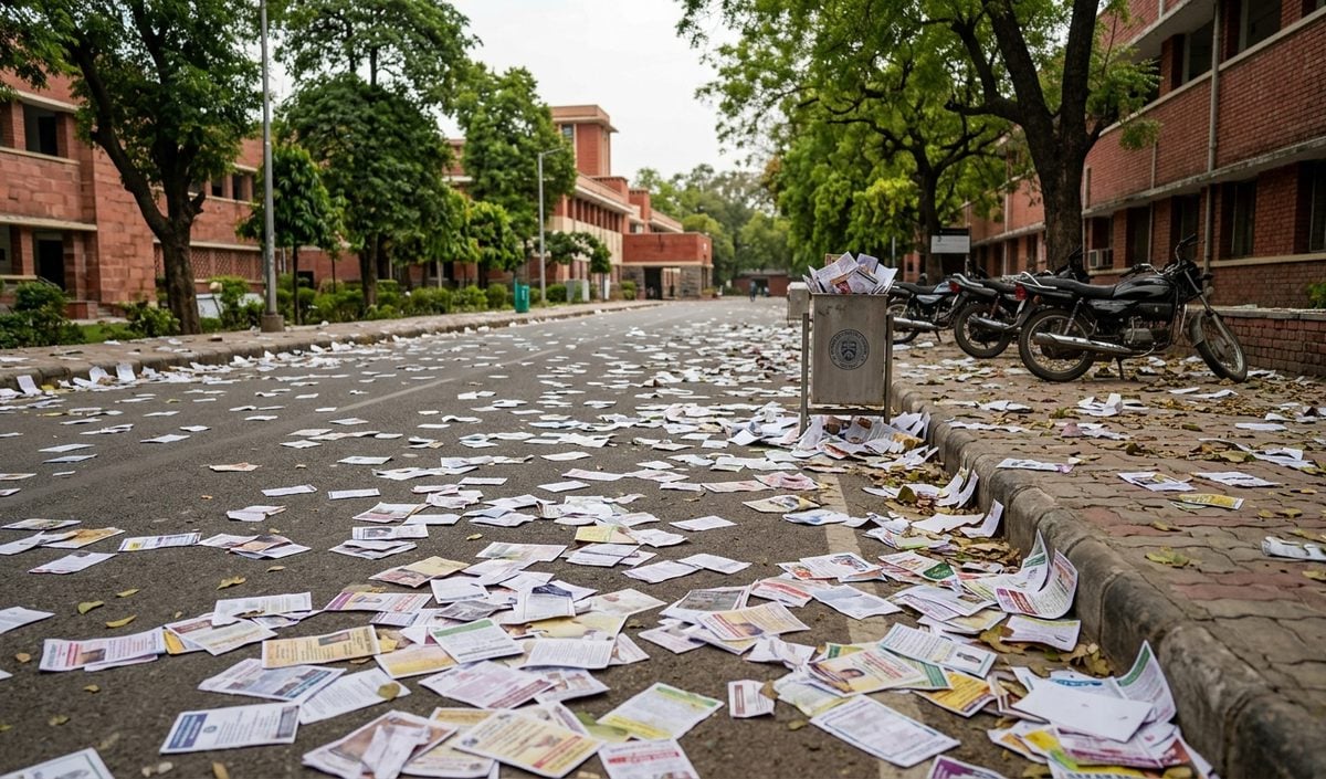 DUSU Elections: प्रचार में नियमों के उल्लंघन पर Delhi High Court सख्त, हर्जाने का प्रस्ताव DUSU Elections: प्रचार में नियमों के उल्लंघन पर Delhi High Court सख्त, हर्जाने का प्रस्ताव