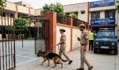 Mayur Vihar के स्कूल में बम की धमकी के बाद Alert, परिसर में Bomb Squad की सघन तलाशी