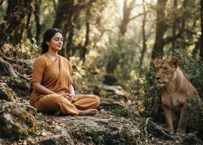 Devi Bhagwat Purana: Maa Durga का दिव्य वाहन शेर कैसे बना, जानिए देवी पार्वती के गौरी बनने की कथा