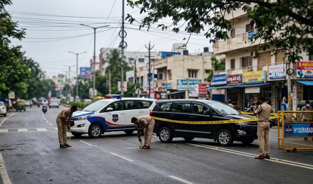 हैदराबाद में सड़क हादसे में राहगीर की मौत, कला निर्देशक आनंद साई का बेटा संदीप गिरफ्तार हैदराबाद में सड़क हादसे में राहगीर की मौत, कला निर्देशक आनंद साई का बेटा संदीप गिरफ्तार